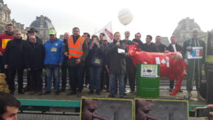 Mobilisation des agriculteurs à Paris