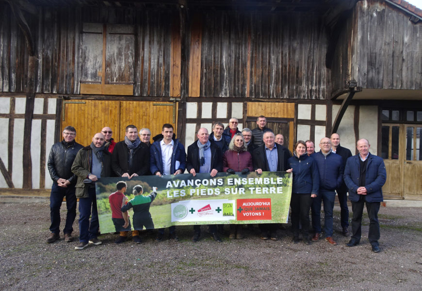 FDSEA, JA et SGV s’unissent pour l’agriculture auboise