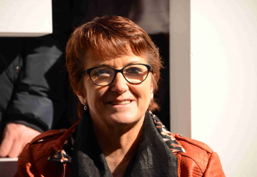 Christiane Lambert dans le Barrois le 11 février