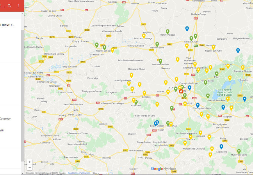 Une carte pour géolocaliser les producteurs aubois