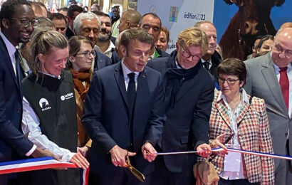 Le Salon inauguré  par Emmanuel Macron