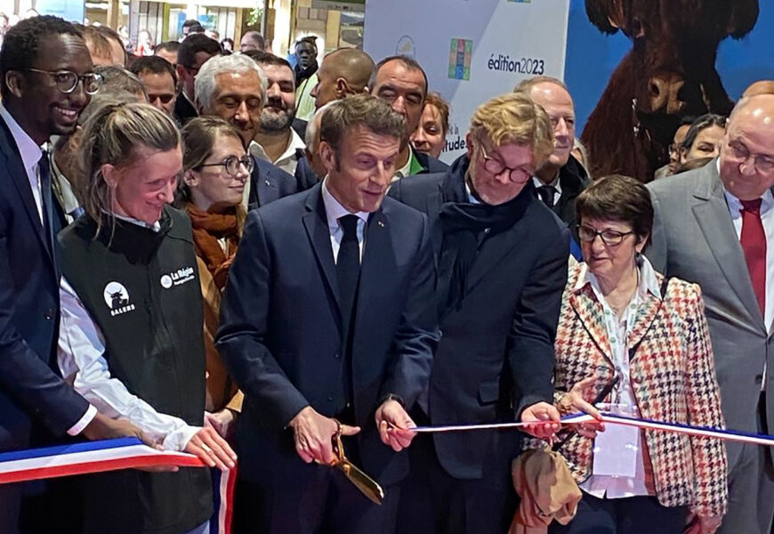 Le Salon inauguré  par Emmanuel Macron