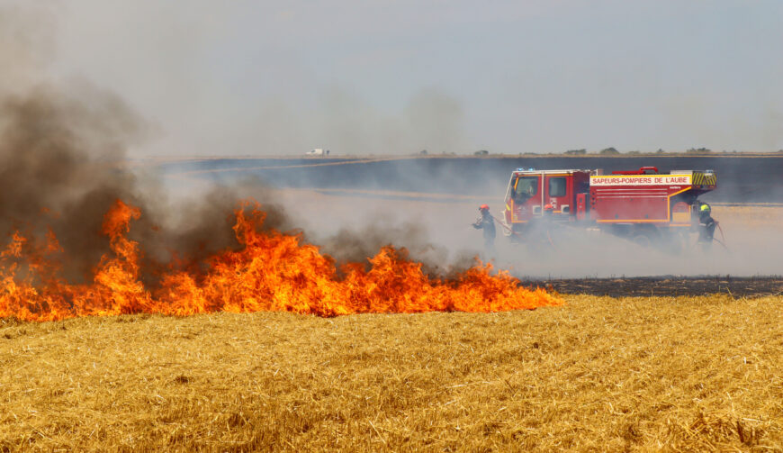 Feux de récolte : vigilance renforcée